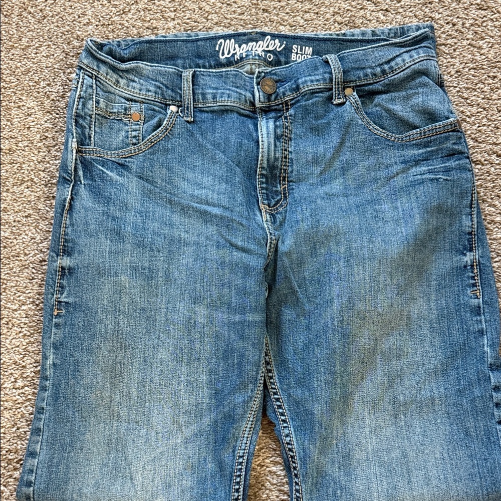 Men’s Wrangler retro Slim boot jeans